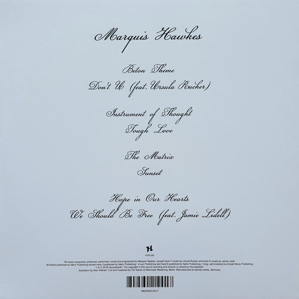 Marquis Hawkes : The Marquis Of Hawkes (2x12", Album)