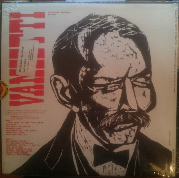 Woody Guthrie : Ballads Of Sacco & Vanzetti (LP, Album)