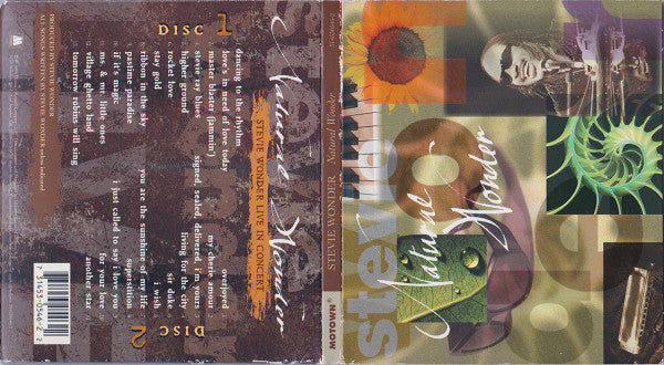 Stevie Wonder : Natural Wonder - Live In Concert (2xCD, Album)