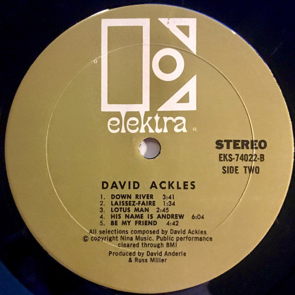 David Ackles : The Road To Cairo (LP, Album, RE, Mon)