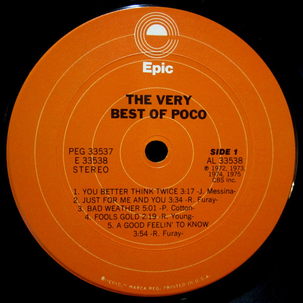 Poco (3) : The Very Best Of Poco (2xLP, Comp, Pit)