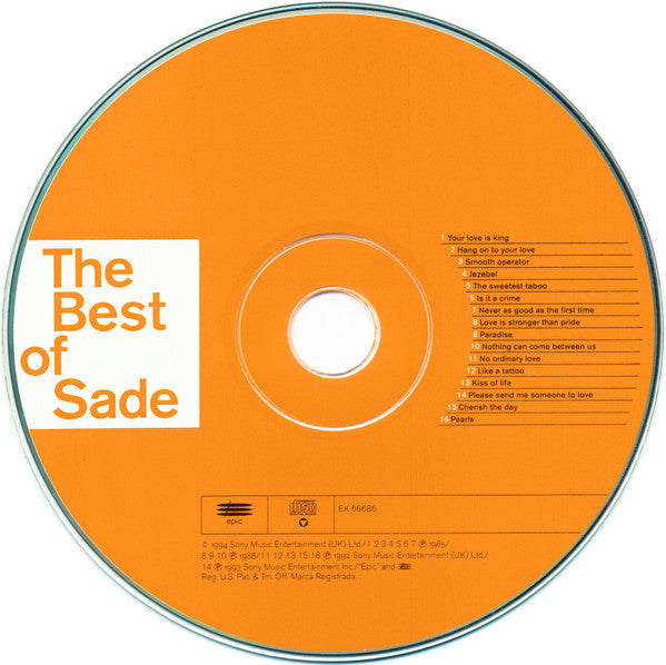 Sade : The Best Of Sade (CD, Comp)