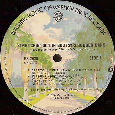 Bootsy's Rubber Band : Stretchin' Out In Bootsy's Rubber Band (LP, Album, Win)