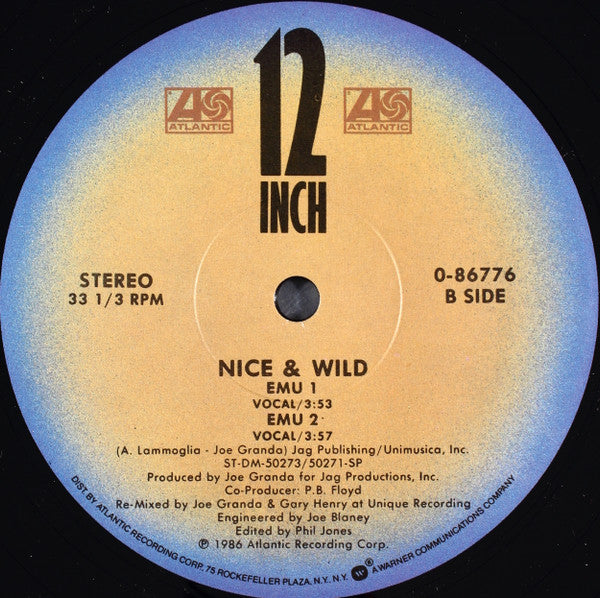 Nice & Wild : Diamond Girl (12", Single, Spe)