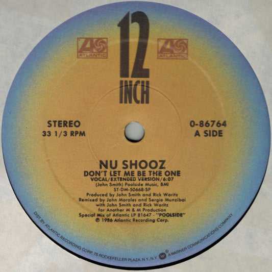Nu Shooz : Don't Let Me Be The One (12", Single, SP )