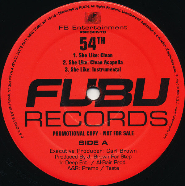 54th* : She Like (12", Promo)