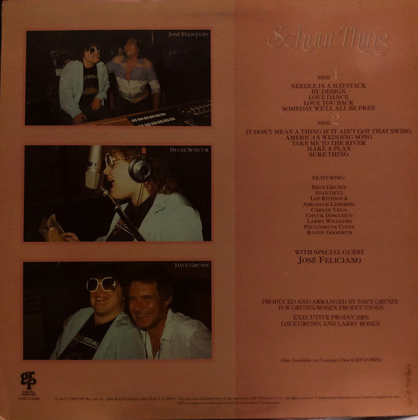 Diane Schuur : Schuur Thing (LP, Album)