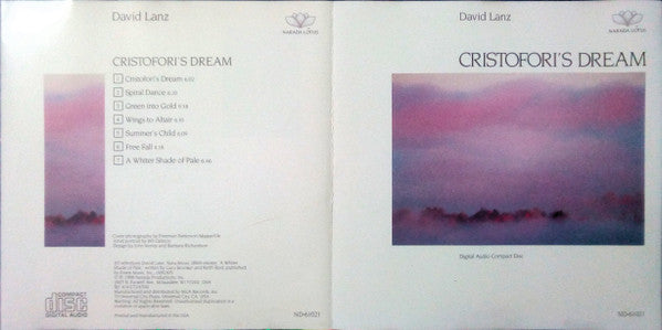David Lanz : Cristofori's Dream (CD, Album)