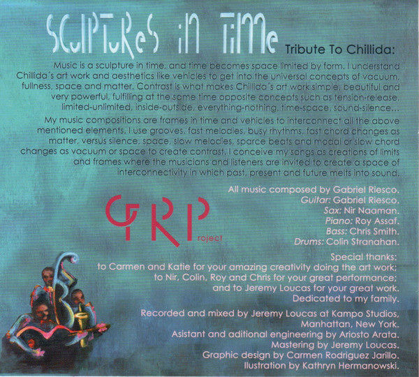 GRProject : Sculptures In Time (Tributo A Chillida) (CD, Album)