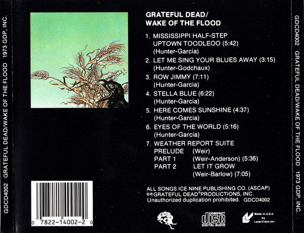 The Grateful Dead : Wake Of The Flood (CD, Album, RE, RM)