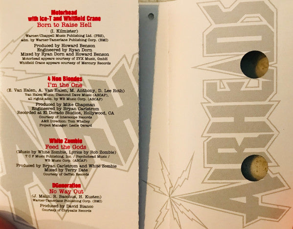 Various : Airheads (Original Soundtrack Album) (Cass, Album, Comp, Dol)