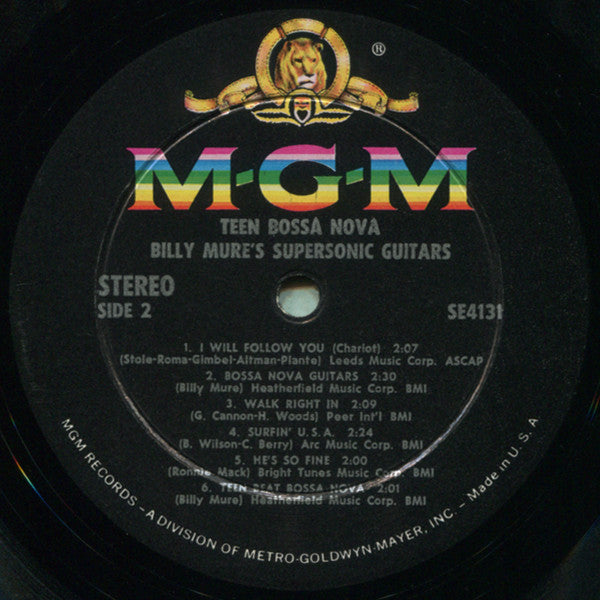 Billy Mure's Supersonic Guitars : Teen Bossa Nova (LP)