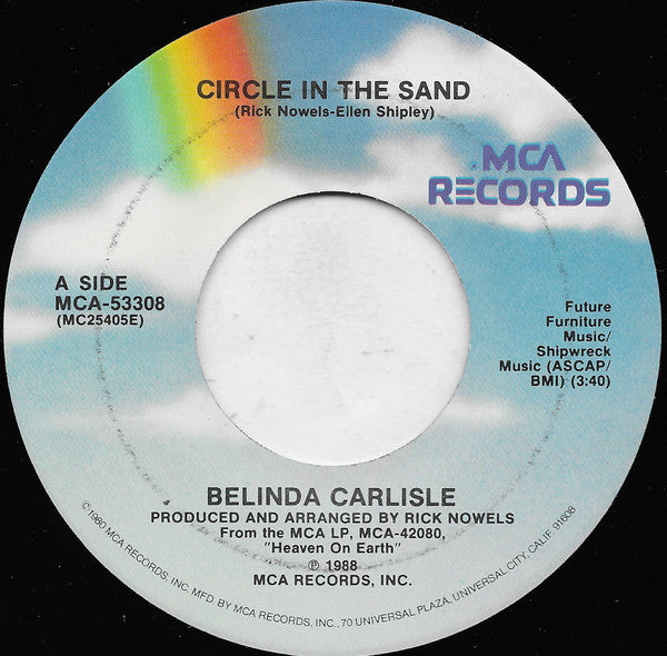 Belinda* : Circle In The Sand (7", Single)