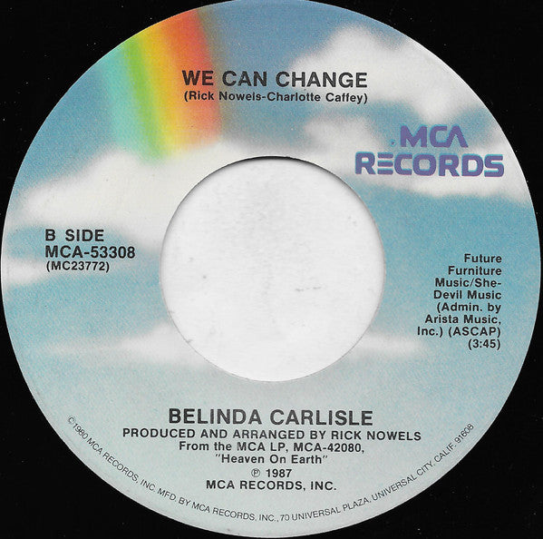 Belinda* : Circle In The Sand (7", Single)
