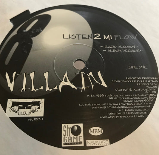Villain : Listen 2 Mi Flow (12", Promo)
