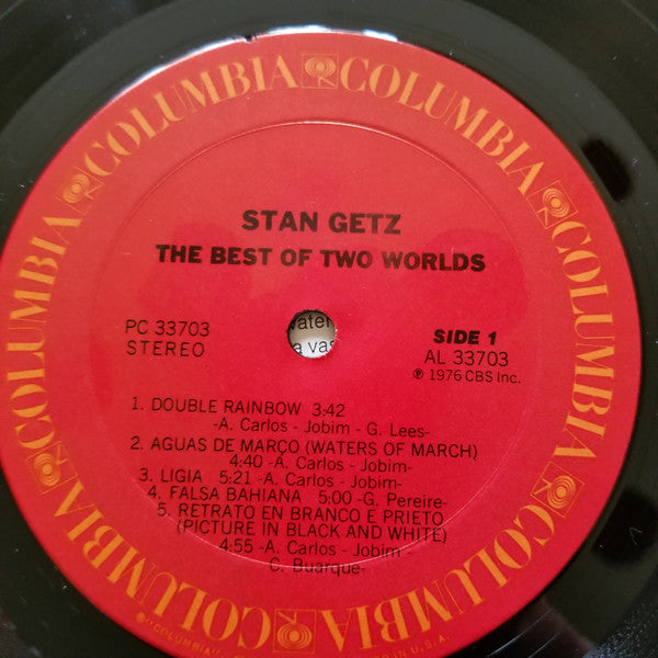 Stan Getz Featuring João Gilberto : The Best Of Two Worlds (LP, Album, Ter)