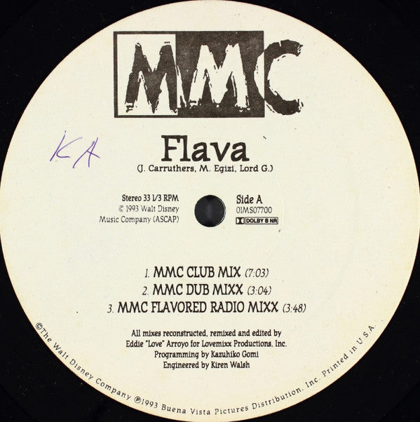 Mickey Mouse Club : Flava (12")