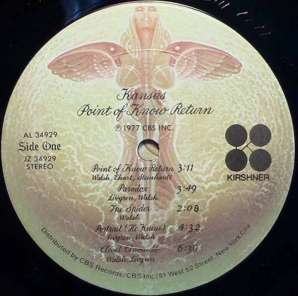 Kansas (2) : Point Of Know Return (LP, Album, RP, Pit)