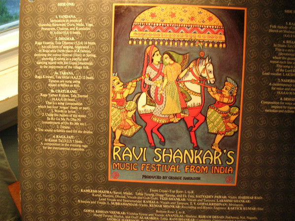 Ravi Shankar : Ravi Shankar's Music Festival From India (LP, Album, Promo)