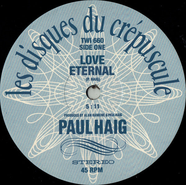 Paul Haig : Love Eternal (12", Single)