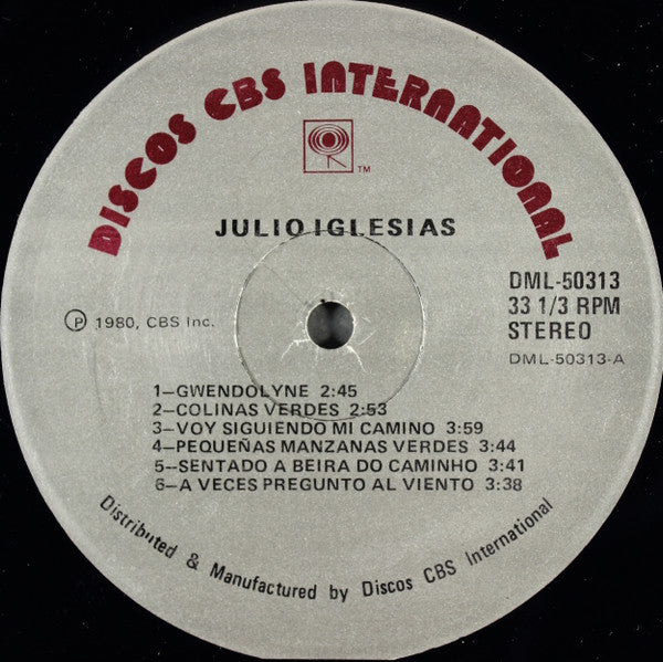 Julio Iglesias : Julio Iglesias (LP, Album)