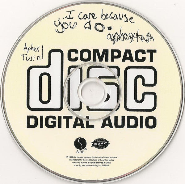 Aphex Twin : ...I Care Because You Do (CD, Album, RE, RP)
