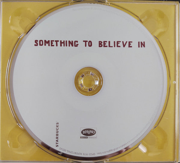 Various : Something To Believe In (CD, Comp)