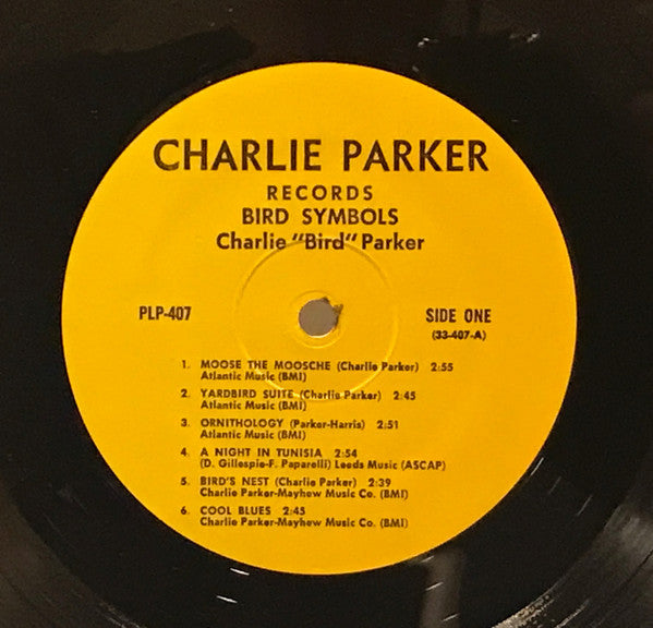 Charlie Parker : "Bird" Symbols (LP, RE)