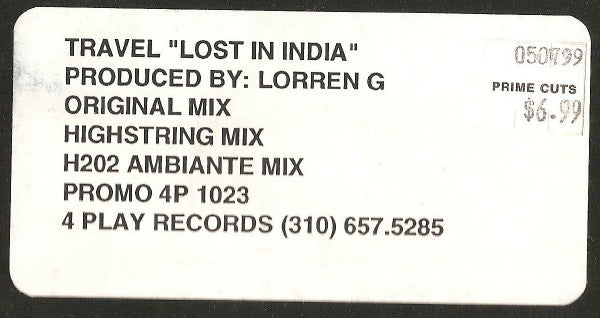 Travel : Lost In India (12", Promo)