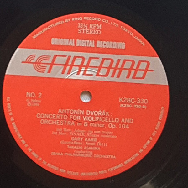 Antonín Dvořák - Gary Karr : Concerto For Cello And Orchestra (LP)