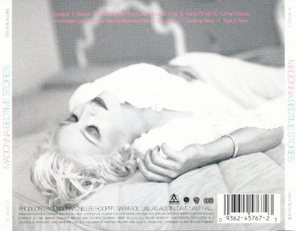 Madonna : Bedtime Stories (CD, Album, RP)