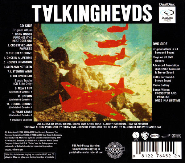 Talking Heads : Remain In Light (DualDisc,Album,Remastered,Stereo,Multichannel)