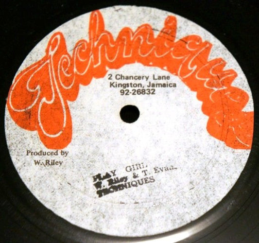 The Techniques / Super Cat (2) & Brok Back : Play Girl / Mr. Walker (12", Single)