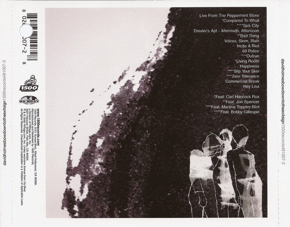 David Holmes : Bow Down To The Exit Sign (CD, Album)