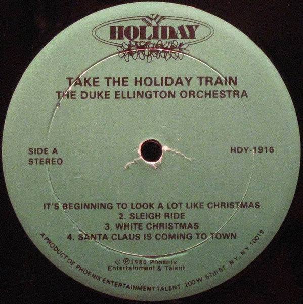 The Duke Ellington Orchestra : Take The Holiday Train (LP, Album)