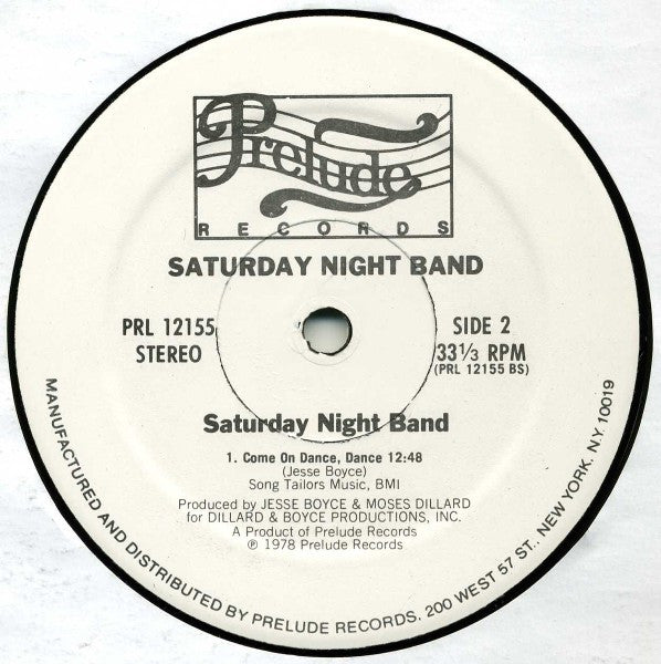 Saturday Night Band : Come On Dance, Dance (LP, Album, Pit)