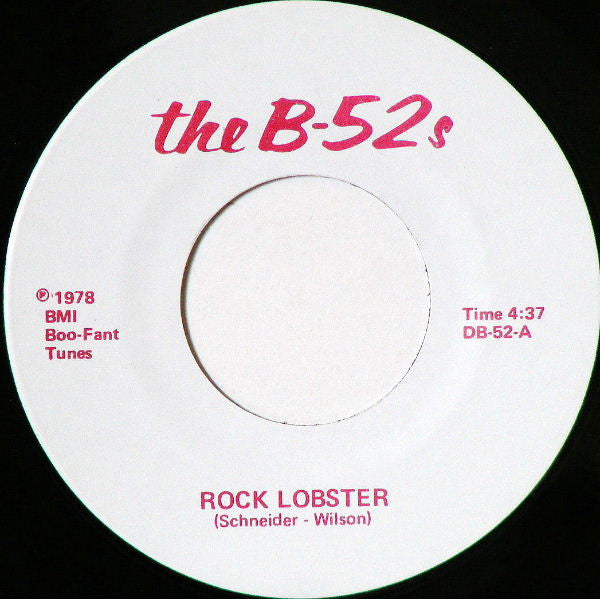 The B-52's : Rock Lobster / 52 Girls (7", Single, Red)