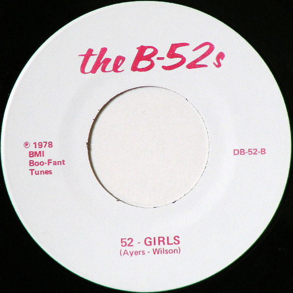 The B-52's : Rock Lobster / 52 Girls (7", Single, Red)