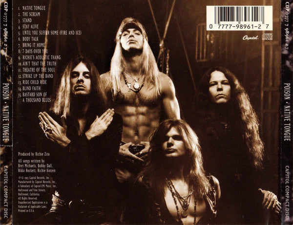Poison (3) : Native Tongue (CD, Album)