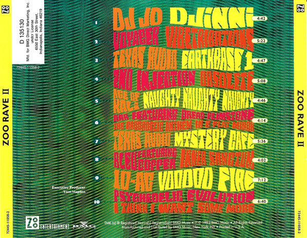 Various : Zoo Rave II (CD, Comp, Club)