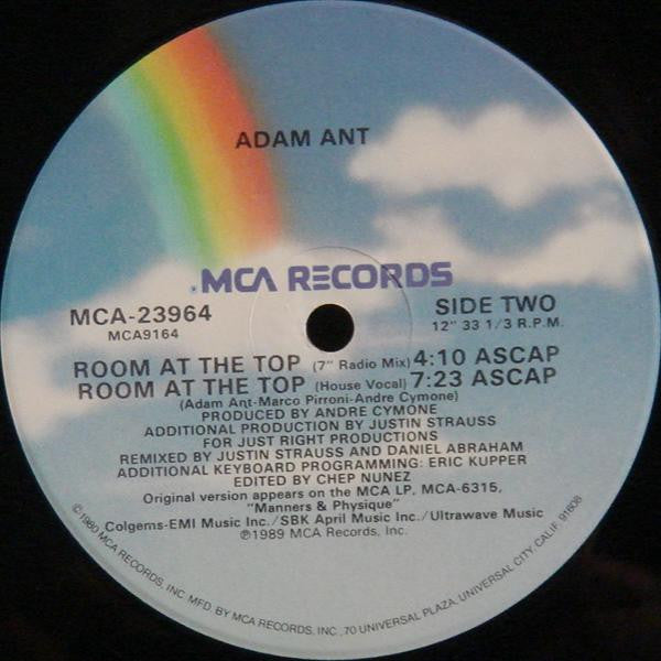 Adam Ant : Room At The Top (Extended Version) (12", Single, Glo)