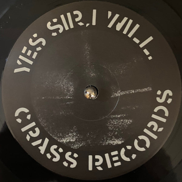 Crass : Yes Sir, I Will. (LP, Album, RE, RM)