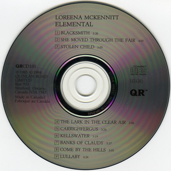 Loreena McKennitt : Elemental (CD, Album, RE)
