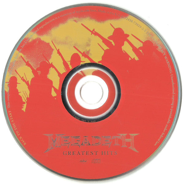 Megadeth : Greatest Hits - Back To The Start (CD, Comp, Club, RM)