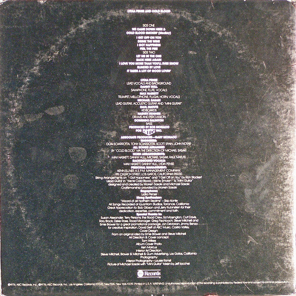 Lydia Pense & Cold Blood : Lydia Pense & Cold Blood (LP, Album)