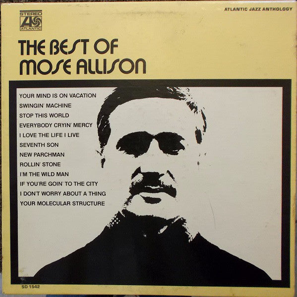 Mose Allison : The Best Of Mose Allison (LP, Comp, RE, Pre)
