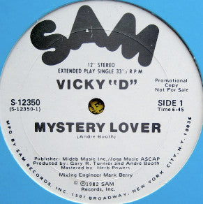 Vicky "D" : Mystery Lover (12", Promo)