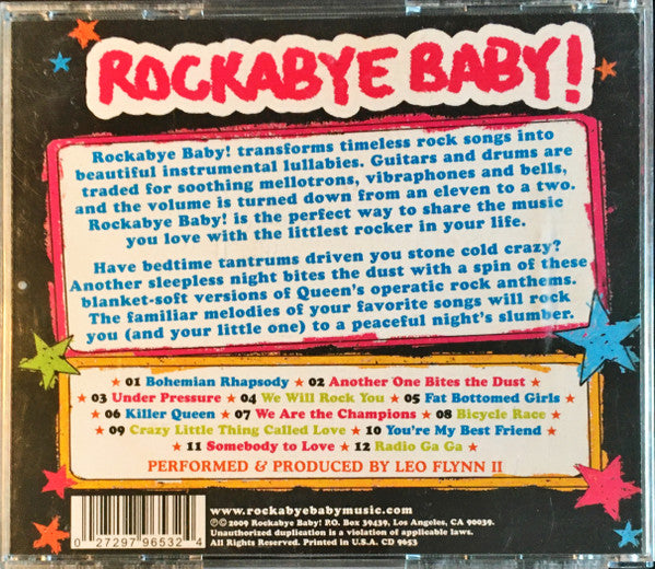 Leo Flynn II : Rockabye Baby! Lullaby Renditions Of Queen (CD, Album)