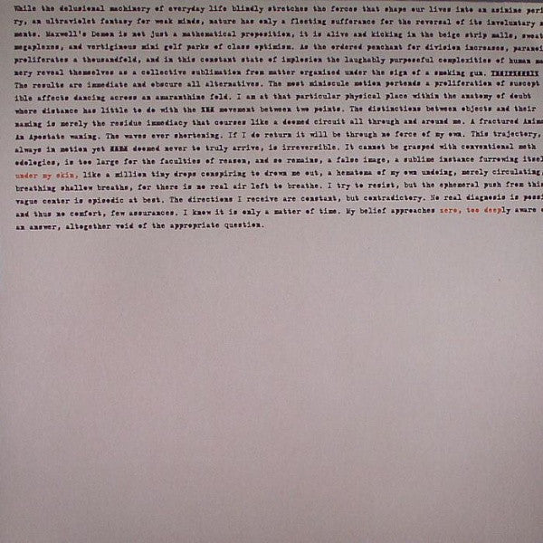 A.D.N.Y.* : Forms EP (12", EP)