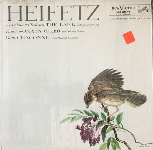 Jascha Heifetz : The Lark (LP,Album,Repress,Mono)